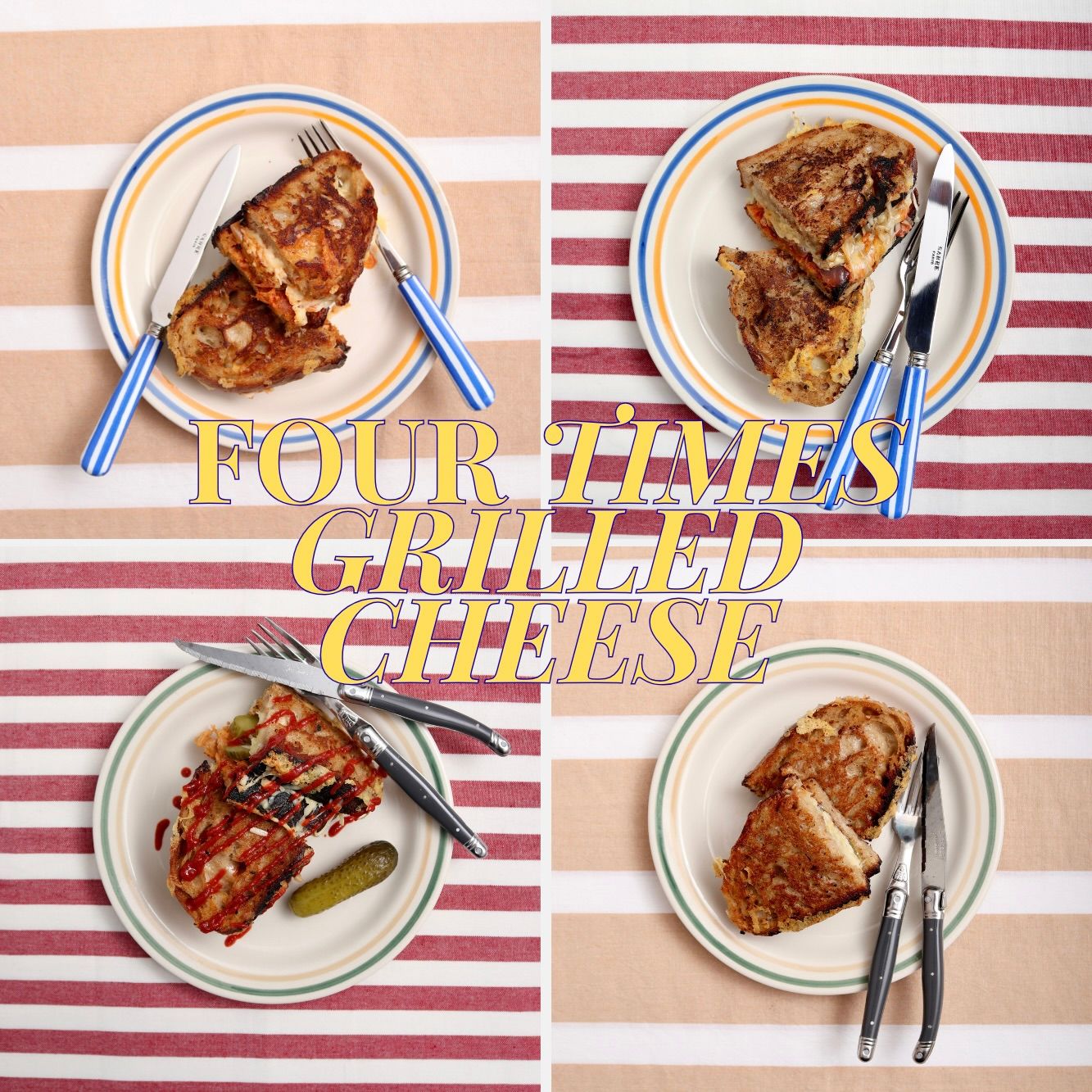 Four Times Grilled Cheese