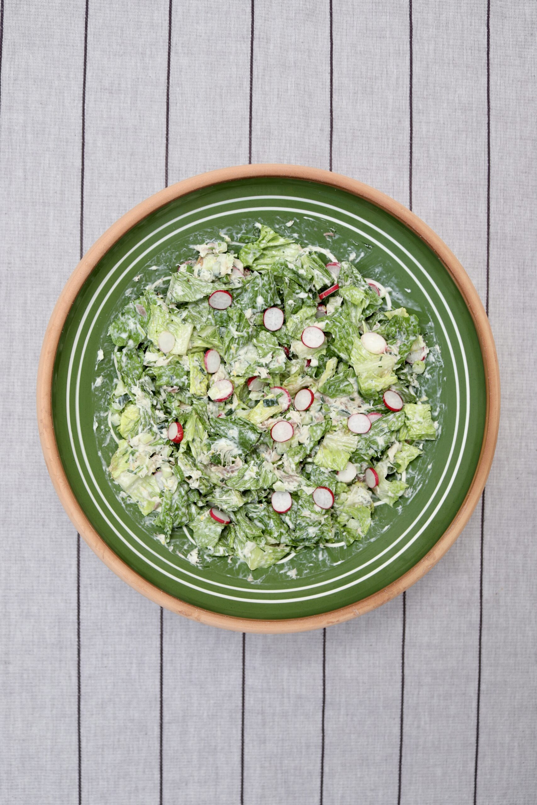 Green Salad with Mackerel