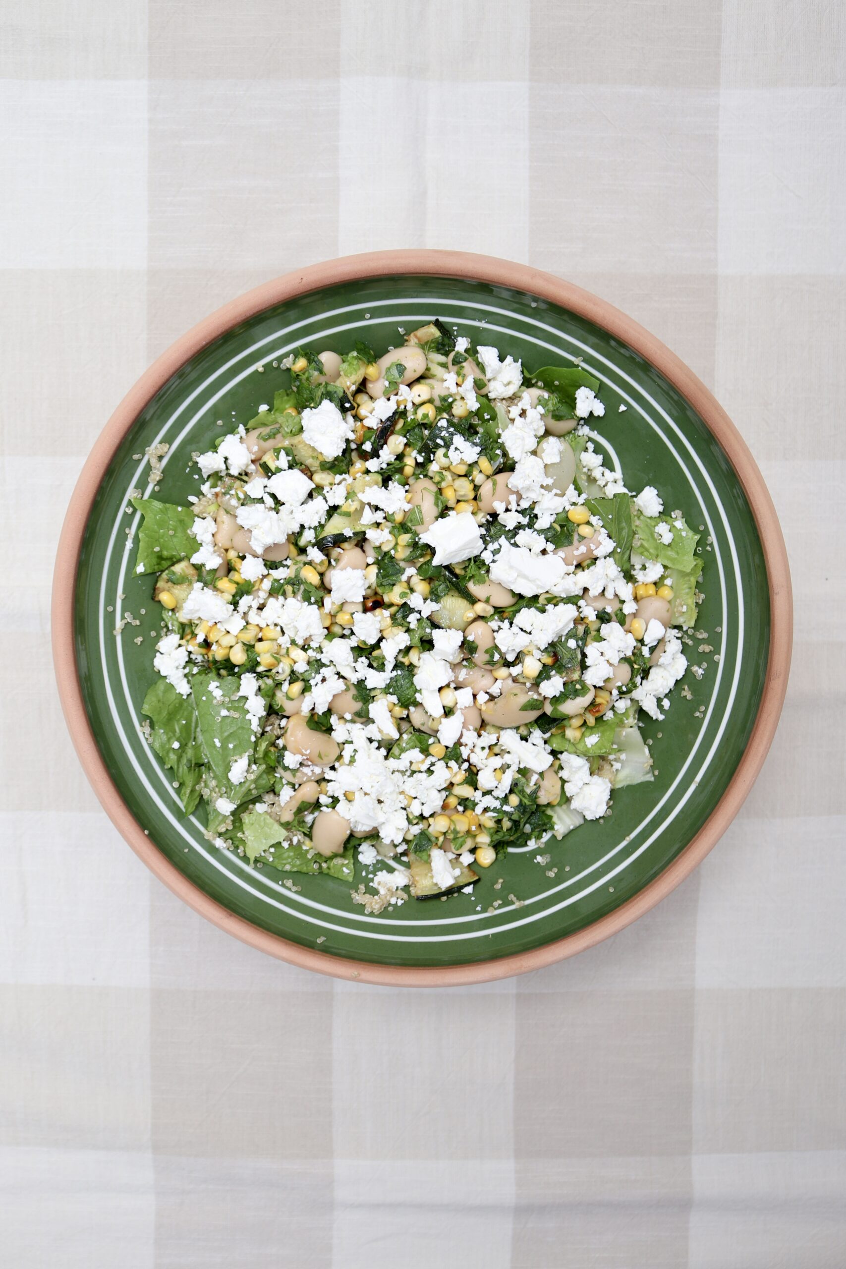 QUINOA SALAD WITH ZUCCHINI AND CORN